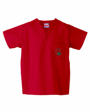 Ohio State Athletics Red 1-Pocket Top